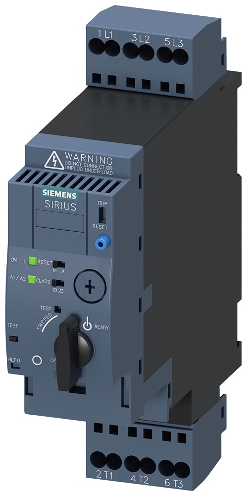 SIEMENS - SIE3RA61202CB34 SIRIUS Partenza compatta avviatore diretto 690 V, AC/DC 24 V, 50 ... 60 Hz, 1 ... 4 A