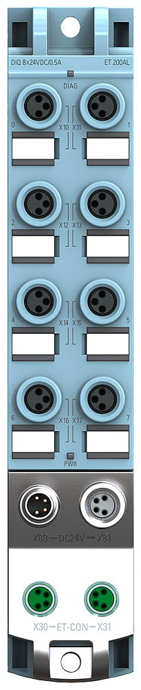 SIEMENS - SIE6ES71435BF000BA0 ET 200AL, DIQ 4+DQ 4X24VDC/0,5A, 8XM8