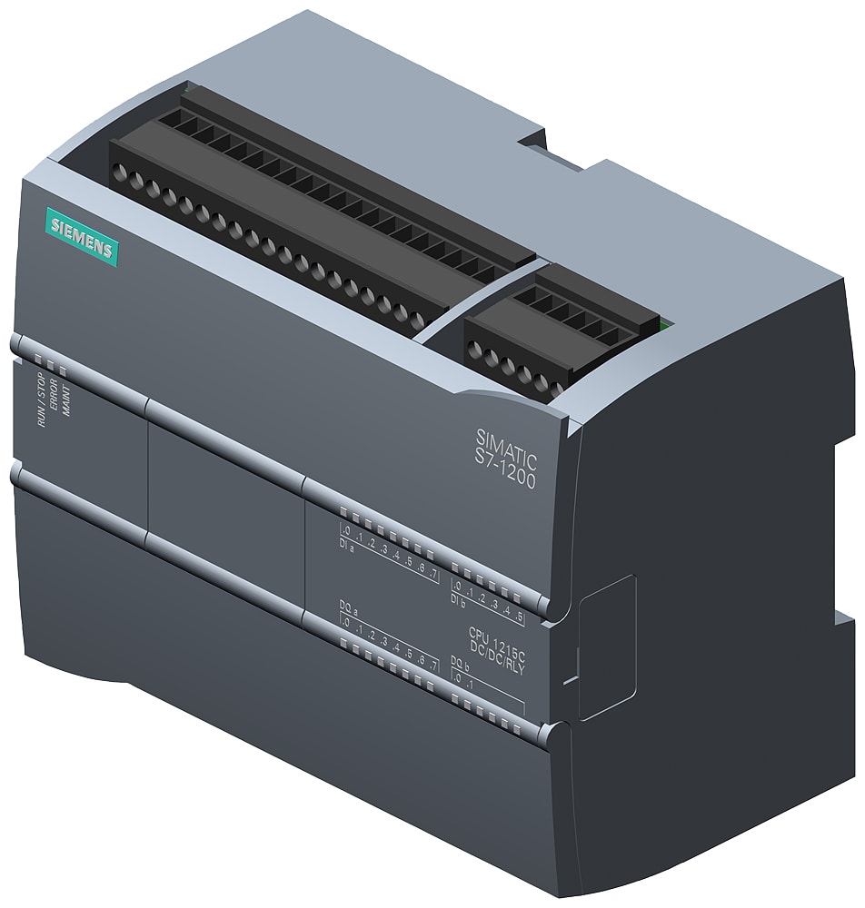 SIEMENS - SIE6ES72151HG400XB0 SIMATIC S7-1200 CPU 1215C DC/DC/relè 14DI / 10DQ / 2AI / 2AQ