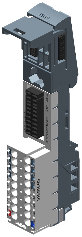 SIEMENS - SIE6ES71936BP000DU0 SIMATIC ET 200SP BU tipo U0 BU20-P16+A0+2D UI 1