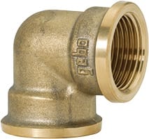 GEBO ITALIA - GEI90-22BR GOMITO 90° FF 3/4 X 1/2