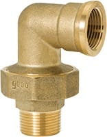 GEBO ITALIA - GEI98-6BR GOMITO CON BOCCHETTONE A 90° SEDE CONICA