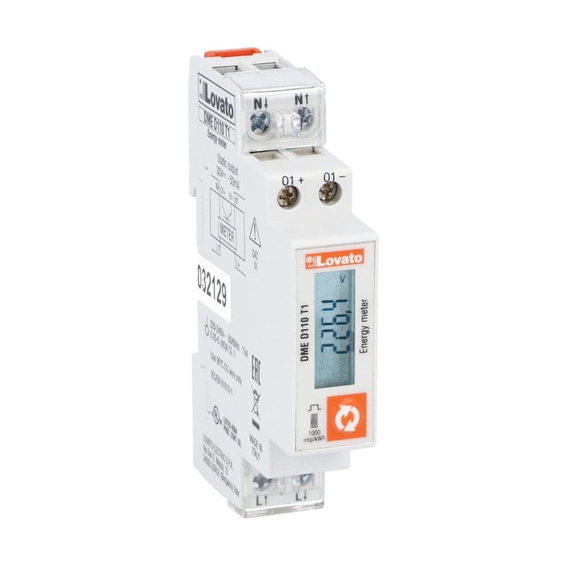 LOVATO - LOVDMED112MID CONT. EN. 40A MONOF. 1 MOD. E M-BUS MID