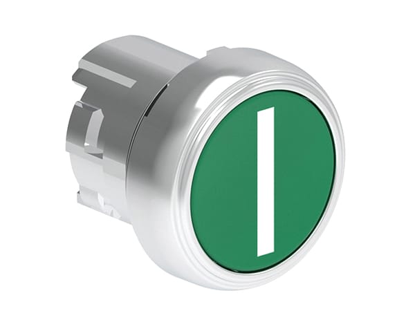 LOVATO - LOVLPSB1113 PULSANTE MET.RASATO I VERDE
