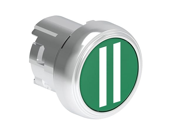 LOVATO - LOVLPSB1123 PULSANTE MET.RASATO II VERDE