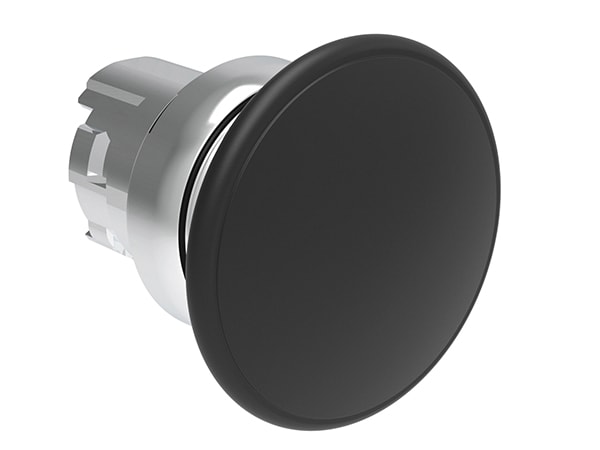 LOVATO - LOVLPSB6142 PULSANTE MET. FUNGO 40MM NERO IMPULSO