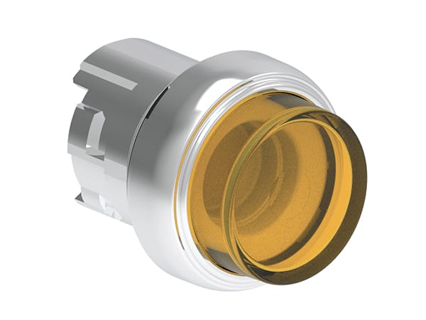 LOVATO - LOVLPSBL205 PULSANTE LUMINOSO MET. SPORGENTE GIALLO