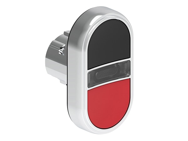 LOVATO - LOVLPSBL7112 PULS.LUM.MET.DOPPIO RAS.NERO/ROSSO