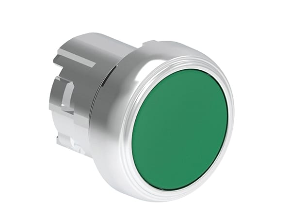 LOVATO - LOVLPSQ103 PULSANTE MET. PASSO-PASSO RASATO VERDE