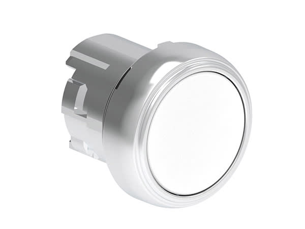 LOVATO - LOVLPSQ108 PULSANTE MET. PASSO-PASSO RASATO BIANCO