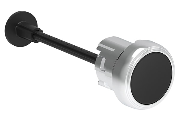 LOVATO - LOVLPSR1002 PULSANTE MET. RIARMO RASATO NERO