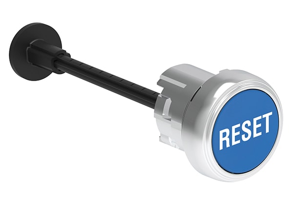 LOVATO - LOVLPSR1196 PULSANTE MET. RIARMO RASATO BLU