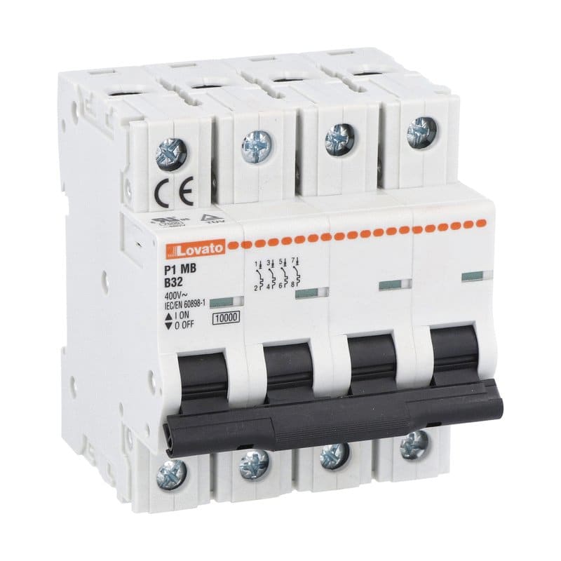 LOVATO - LOVP1MB4PB20 INTERRUTT. MAGNETOTERMICO 4P B 20A 10KA