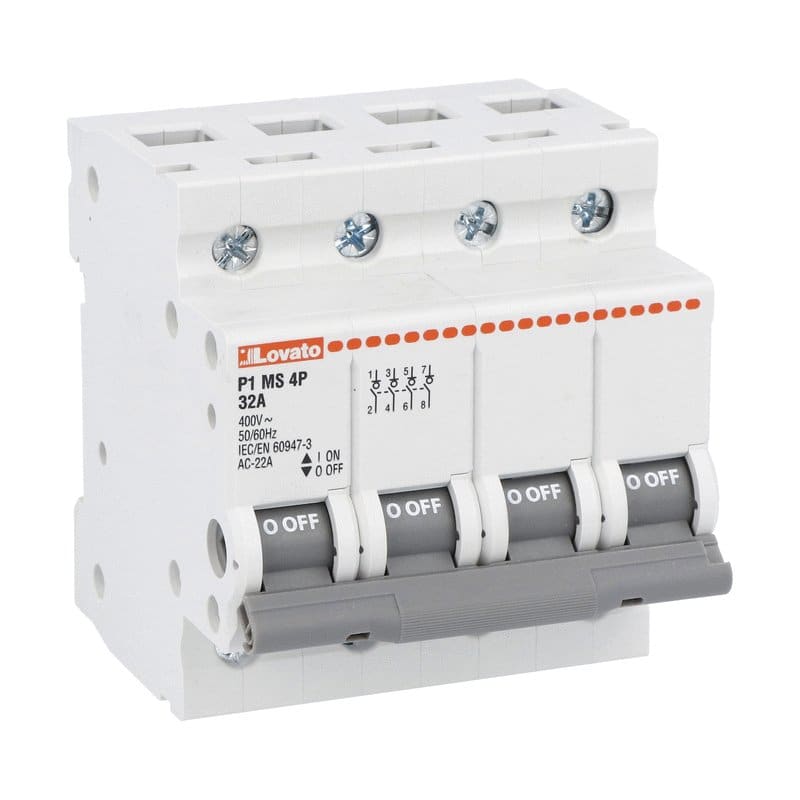 LOVATO - LOVP1MS4P040 SEZIONATORE MODULARE - 4P 40A