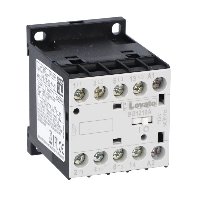 LOVATO - LOV11BG1210A46060 CONTATTORE 3P+1NO 12A AC3