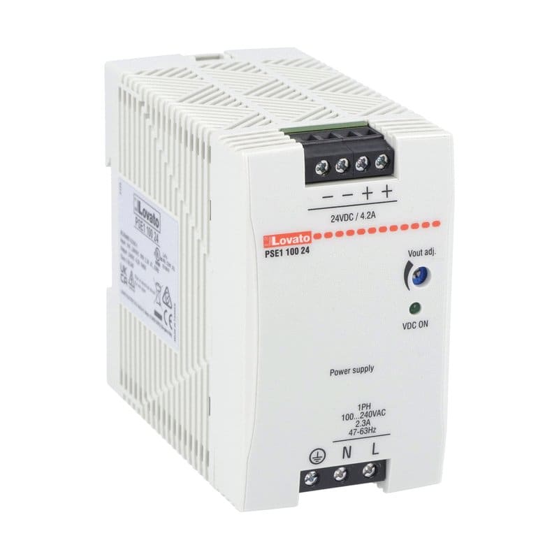 LOVATO - LOVPSE110024 ALIM 100-240VAC 1PH OUT 24VDC 100W VITE