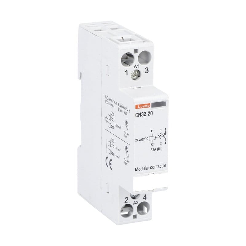 LOVATO - LOVCN3220012 CONTATTORE MOD. 1M 32A AC1 2P 12V