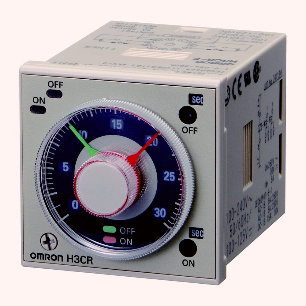 OMRON - OMRH3CRF8NAC-375347 TIMER H3CR-F, 48X48, PAU-LAV, 8-PIN, 2XS
