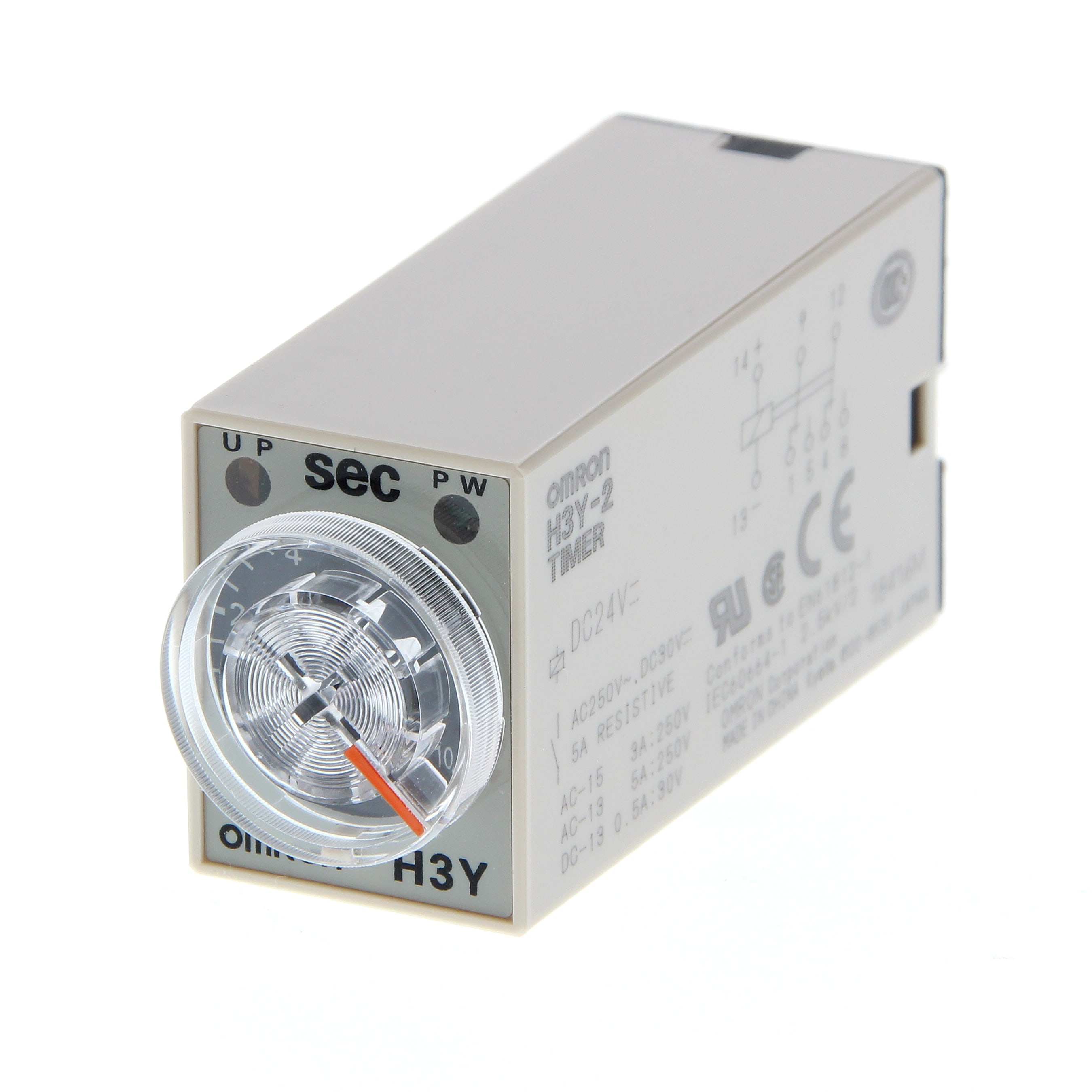 OMRON - OMRH3Y2DC2410SCHN-1 TIMER-ANALMINI.RITECCIT2 CONT RIT DT