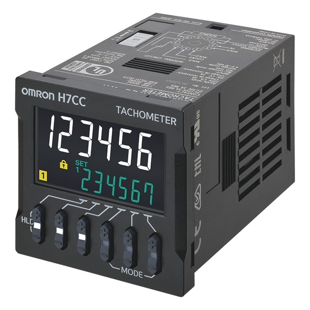 OMRON - OMRH7CCR11D Contatore digitale plug-in 11 pin 48x48 mm