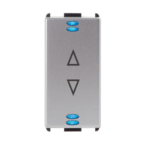 MASTER SRL - MSTHA10021 PULS.D.5/24V 10MALED FRECCE STEEL