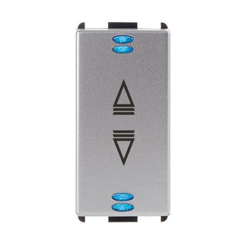 MASTER SRL - MSTHA10031 PULS.D.5/24V 10MALED FRECCE++ STEEL