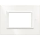 BTICINO - BTIHA4803HD AXOLUTE - PLACCA 3P BIANCO AXOLUTE