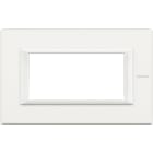 BTICINO - BTIHA4804HD AXOLUTE - PLACCA 4P BIANCO AXOLUTE