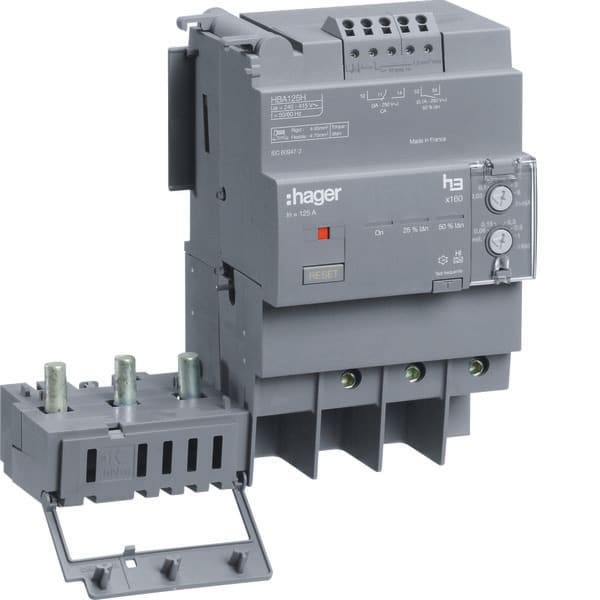 HAGER - HAGHBA125H BLOCCO DIFFERENZIALE REG-RIT X160 3P 125