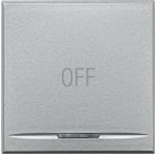 BTICINO - BTIHC4915/2AA AXOLUTE - COPRITASTO OFF 2 MOD CHIARO