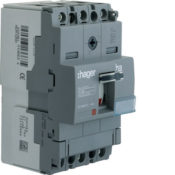 HAGER - HAGHCA125H INTERR MANOVRA SEZIONATORE X160 3P 125A