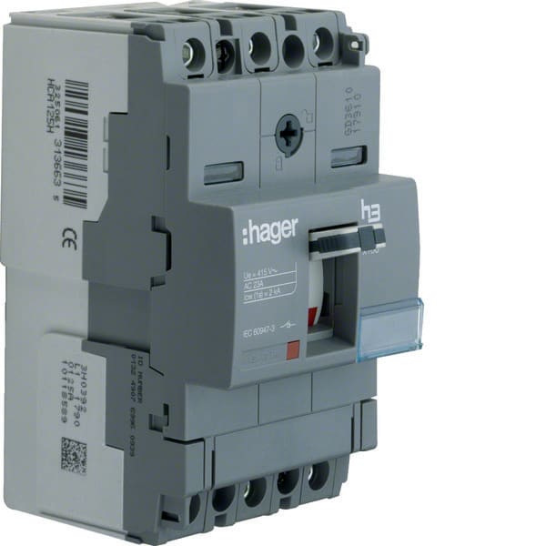 HAGER - HAGHCA160H INTERR MANOVRA SEZIONATORE X160 3P 160A