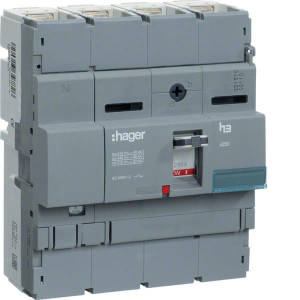 HAGER - HAGHCB251H INTERR MANOVRA SEZIONATORE X250 4P 250A