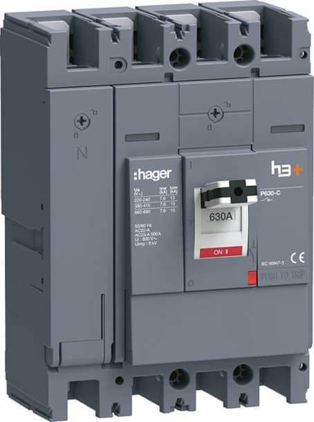 HAGER - HAGHCW631AR INT MAN SEZ H3+ P630 4P 630A