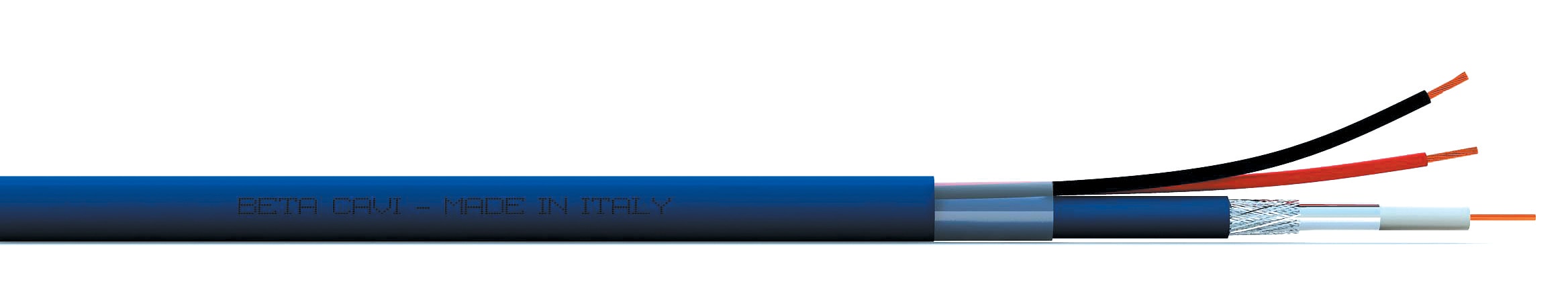 NUOVA BETACAVI SRL - BTVHD4207ENHWR5 VIDEO COAX 4019+2X0,75 NH ECA BOB.500