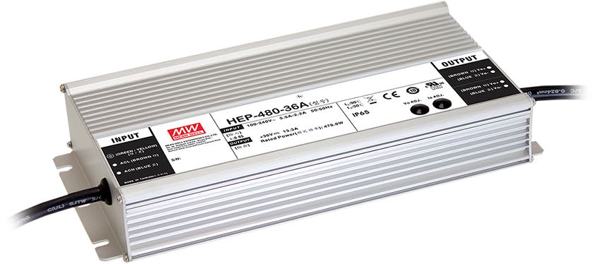 DIGIMAX SRL - DIXHEP-480-24 ALIMENTATORE FANLESS INDUSTRIALE 24V 480