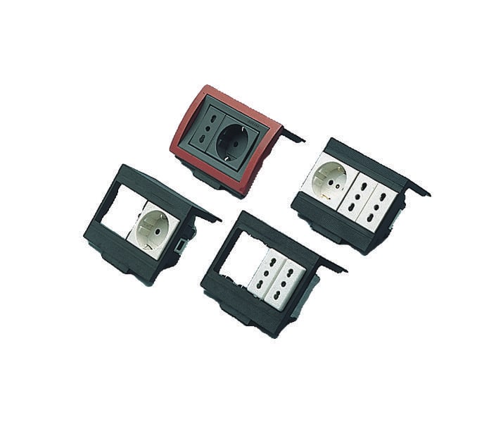 CANALPLAST - CANHG48 MOSTR.TICINO TT magic NER-4mod.