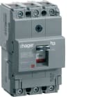 HAGER - HAGHHA080H INTERR AUTOM X160 3P 25KA 80A SGANC TM