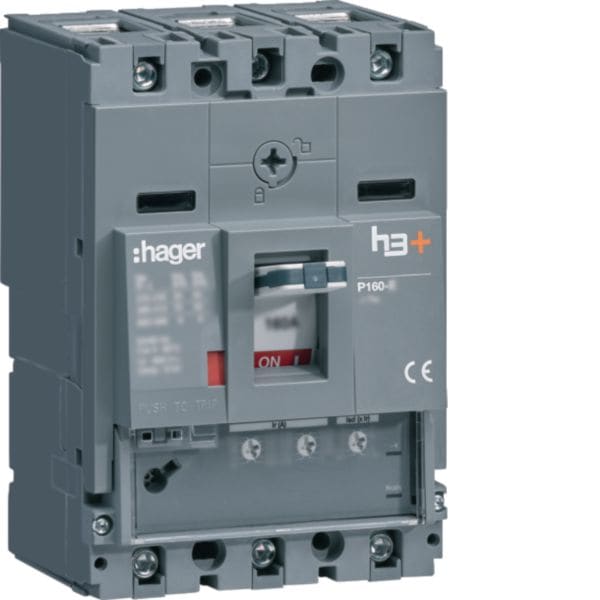 HAGER - HAGHHS160GC INT AUT H3+ P160 LSNI 3P 160A 25KA