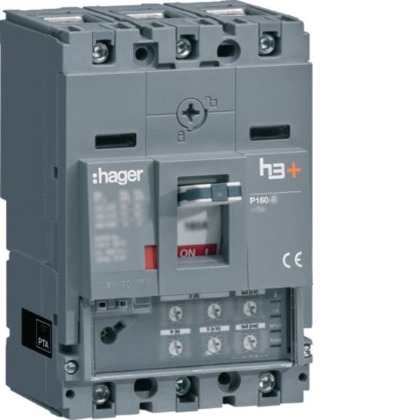 HAGER - HAGHHS160JC INT AUT H3+ P160 LSI 3P 160A 25KA