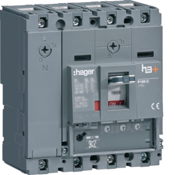 HAGER - HAGHHS161GC INT AUT H3+ P160 LSNI 4P 160A 25KA N REG