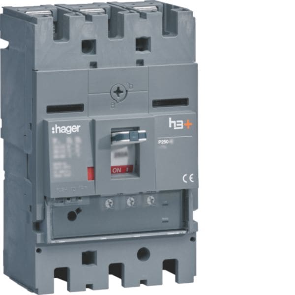 HAGER - HAGHHT040GR INT AUT H3+ P250 LSNI 3P 40A 25KA