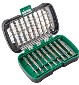 HIKOKI POWER TOOLS - HIA750361 KIT INSERTI 18 ARTICOLI L75MM
