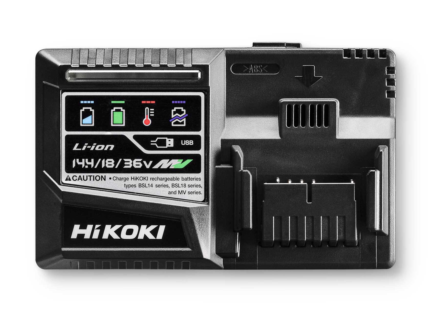 HIKOKI POWER TOOLS - HIAUC18YSL3W0Z CARICABAT UC18YSL3 X BAT.14,4/18/MV