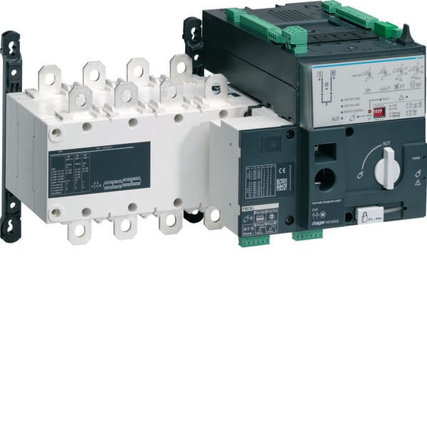 HAGER - HAGHIC440G COMMUTATORE MOT 230VCA 4P 400A TRASF AUT
