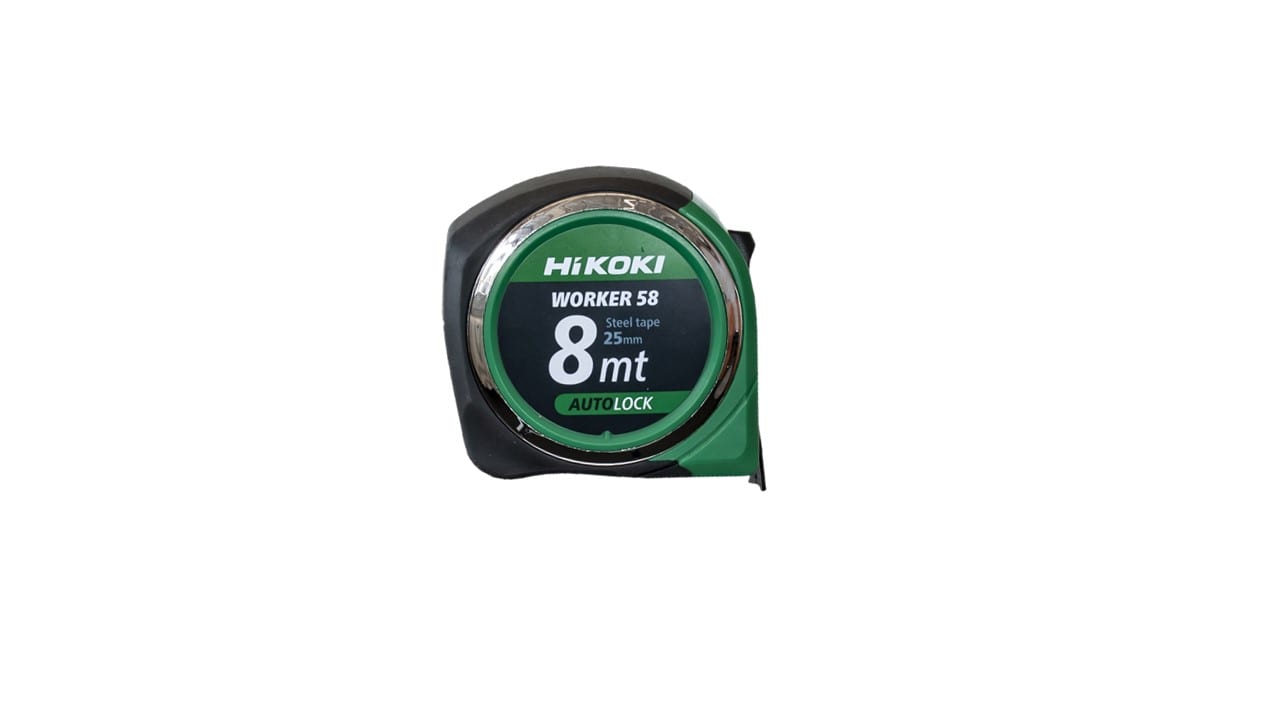 HIKOKI POWER TOOLS - HIAHKAFC8825 FLESSOMETRO WORKER 58, 8MT X 25MM