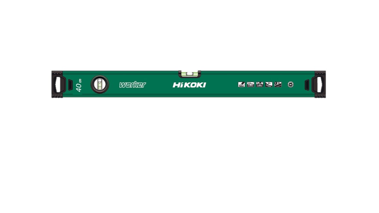 HIKOKI POWER TOOLS - HIAHKASPR040 LIVELLA PROFESSIONAL 40CM, 3 BOLLE