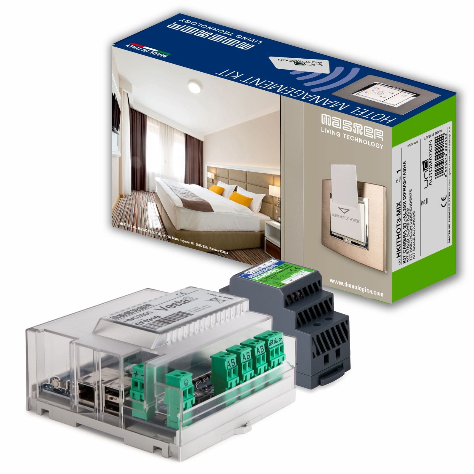 MASTER SRL - MSTHKITHOTCEN2 KIT CONTROLLO ACCESSI CENTRALIZZATO