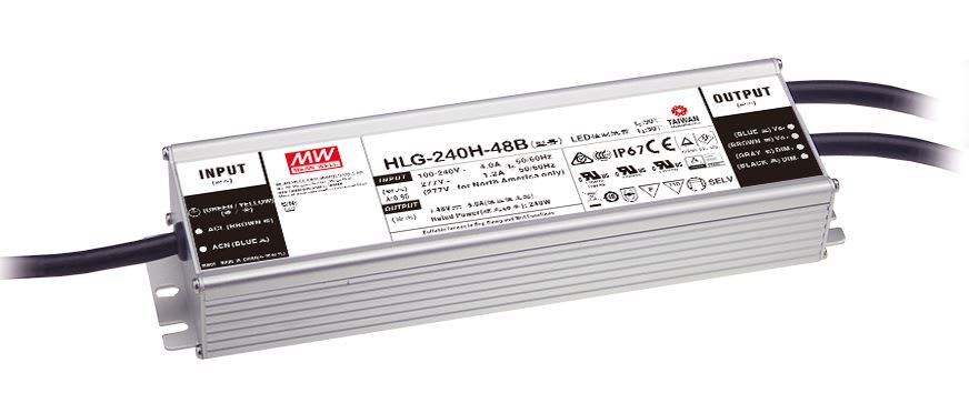 DIGIMAX SRL - DIXHLG-240H-42B DRIVER LED 42V 240W IP67 DIM 1-10 90-305