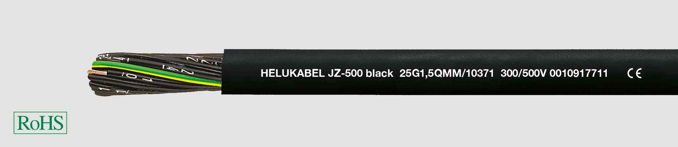HELUKABEL ITALIA SRL - HLK10361 JZ-500 BLACK 12G1 QMM